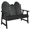 Highwood Usa 4ft Hamilton Dining Height Bench Outdoor Furniture for Patio, Backyard, Garden AD-BEN-HM1-BKE - alternate 1